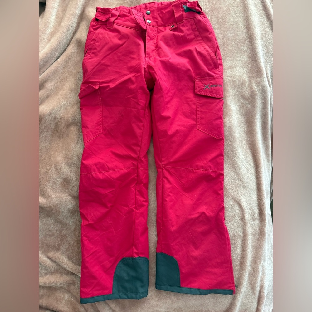 🟣🟣Arctix Bright Pink Cargo Snow Pants